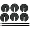 4/6/8Pcs Weight Plates Patio Canopy Tent Gazebo Shade Umbrella Water Filled 20/30/40Lbs